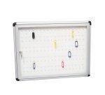 Bacheca murale portachiavi - 45 x 60 cm - 90 posti chiave - Metalplus