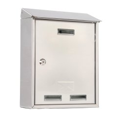 Cassetta postale Elios Steel - 25x30x10 cm - acciaio inox - Metalplus