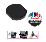 Tampone di ricambio 6/46040 - nero - Trodat - conf. 2 pezzi