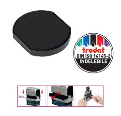 Tampone di ricambio 6/46040 - nero - Trodat - conf. 2 pezzi