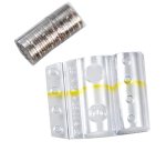 Blister portamonete - 1 euro - fascia gialla - Iternet - sacchetto da 100 blister