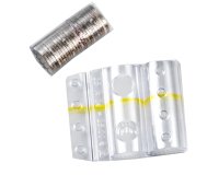 Blister portamonete - 1 euro - fascia gialla - Iternet - sacchetto da 100 blister