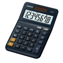 Calcolatrice da tavolo MS-8E - 31,7x103x145 mm - 8 cifre - plastica - blu - Casio