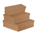 Scatola regalo in cartone - con coperchio - avana - 300 x 300 x 240cm - Scotton