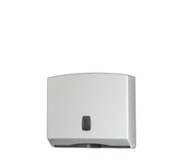 Distributore asciugamani piegati C/Z/M Basica - 25x9,2x22 cm - bianco/grigio - Medial