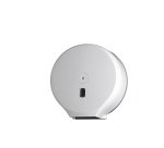 Distributore carta igienica Basica per rotoli Maxi Jumbo - 34,7x13,7x35,5 cm - bianco - Medial