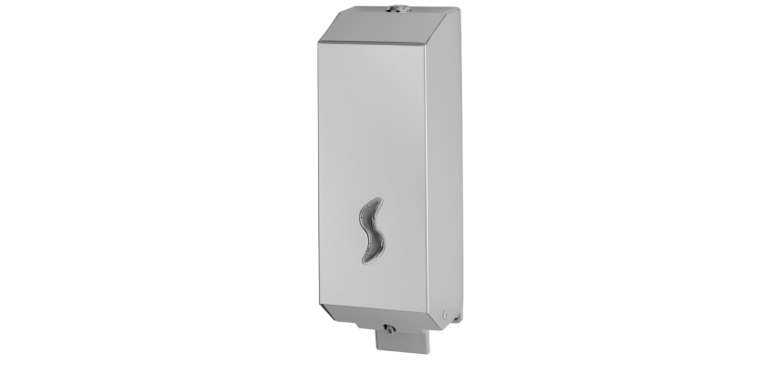 Dispenser sapone liquido Brinox - 10x11x32 cm - capacità 1,2 L - acciaio inox - Medial