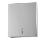 Distributore asciugamani piegati C/Z - Brinox - 28x10,2x36,5 cm - acciaio inox - capacità 400 fogli - grigio - Medial