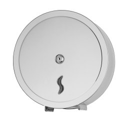 Distributore carta igienica Brinox per rotoli Maxi Jumbo da 400 mt - 31x13x32 cm - acciaio inox - Medial