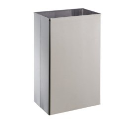 Gettacarte Bob Basic - 30x20x50 cm - 25 L - acciaio inox - Medial