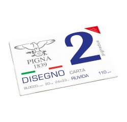 Album Pigna2 - 24 x 33 cm - 4 angoli - 20 fogli - 110 gr - ruvido - Pigna