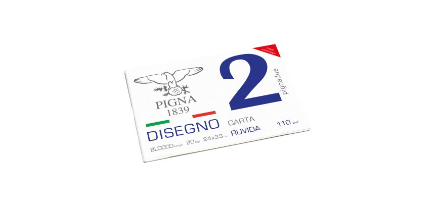 Album Pigna2 - 24 x 33 cm - 4 angoli - 20 fogli - 110 gr - ruvido - Pigna