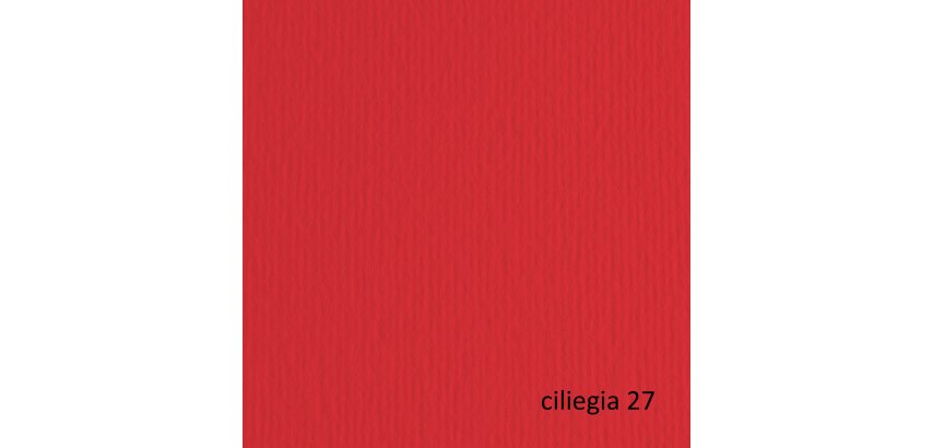 Cartoncino Elle Erre - 50 x 70 cm - 220 gr - ciliegia 27 - Fabriano - blister 20 fogli