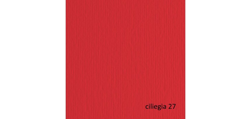 Cartoncino Elle Erre - 50 x 70 cm - 220 gr - ciliegia 27 - Fabriano - blister 20 fogli