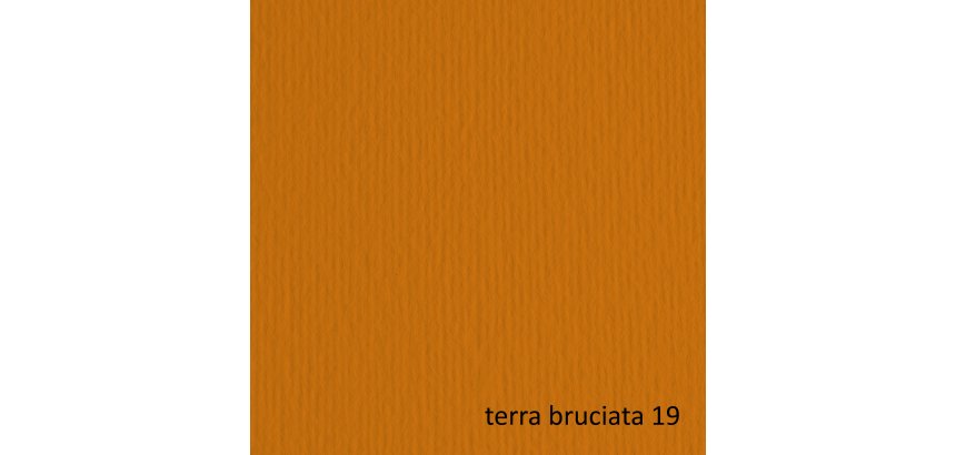 Cartoncino Elle Erre - 70 x 100 cm - 220 gr - terra bruciata 119 - Fabriano - blister 10 fogli