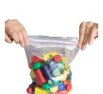 Sacchetti Zip - 15 x 22 cm - 45 micron - LDPE -  trasparente - Viva - conf. 100 pezzi