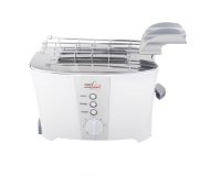 Tostapane elettrico - 2 pinze - 600 W - bianco - Melchioni family