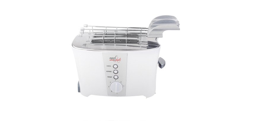 Tostapane elettrico - 2 pinze - 600 W - bianco - Melchioni family
