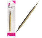 Bulino - doppia punta in acciaio per sbalzo/embossing - 18.5cm - CWR