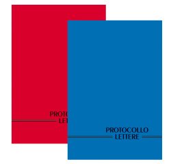 Registro protocollo lettere ricevute/spedite - uso mano - 21 x 31cm - 100 fogli - BM