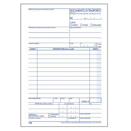 Documento di trasporto - 150 x 225mm - 50 x 3 copie - BM