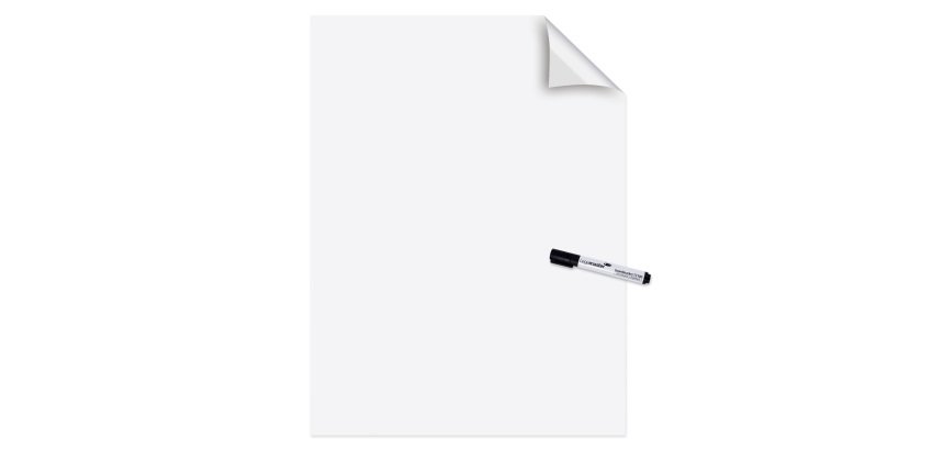 Fogli elettrostatici Magic Chart - 60 x 80 cm - bianco lucido - Legamaster - rotolo da 25 pezzi