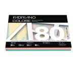 Carta Fabriano Colore - A3 - 80 gr - mix 5 colori tenui - Fabriano - conf. 250 fogli