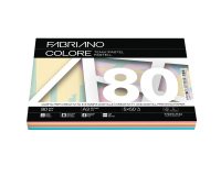 FabrianoColore  - A3 - 80 gr - mix 5 colori tenui - Fabriano - conf. 250 fogli