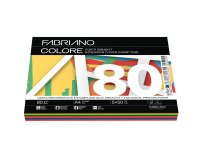 FabrianoColore - A4 - 80 gr - mix 5 colori forti - Fabriano - conf. 250 fogli