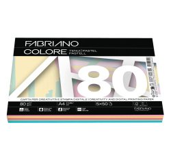 FabrianoColore  - A4 - 80 gr - mix 5 colori tenui - Fabriano - conf. 250 fogli