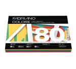 Carta Fabriano Colore - A3 - 80 gr - mix 5 colori forti - Fabriano - conf. 250 fogli