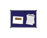Pannello Maya Felt Board - feltro blu - 60 x 90 cm - Bi-Office