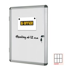 En_vitrina de anuncios bi-office fondo magnetico extraplana de interior 720x674 mm