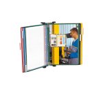 Leggio T Technic - da muro - 10 tasche - PVC - colori assortiti - Djois