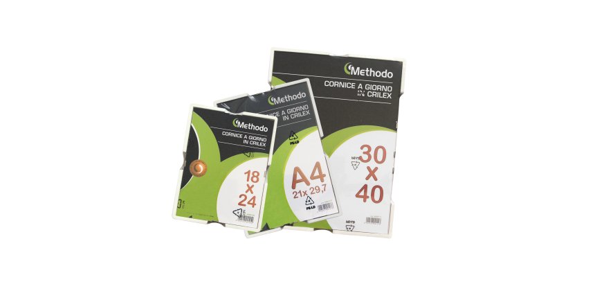 Cornice a giorno - crilex - 40 x 50 cm - Methodo
