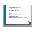 Targa per porte/pareti Click Sign - 21 x 14,9 cm (A5) - Durable