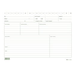 Schede per medici generici - 17x24 cm - verde - Edipro - conf. 100 pezzi