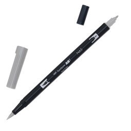 Pennarello Dual Brush N65 - cool gray 5 - Tombow