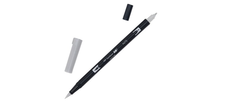 Pennarello Dual Brush N75 - cool gray 3 - Tombow