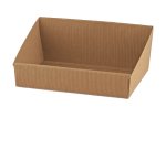 Vassoio in cartone Onda avana - 31 x 24 x 10,5cm - Scotton