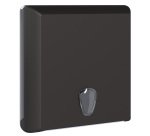 Dispenser asciugamani Ecolored piegati a Z/C - 29 x 10,5 x 30,5 cm - vesuvian black - Mar Plast