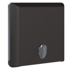 Dispenser asciugamani piegati EColored - 29 x 10,5 x 30,5 cm - vesuvian black - Mar Plast