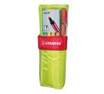 Pennarello Pen 68 - colori assortiti - Stabilo - rollerset verde 25 pezzi
