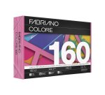 Carta Fabriano Colore - A4 - 160 gr - colori forti fucsia - Fabriano - conf. 250 fogli