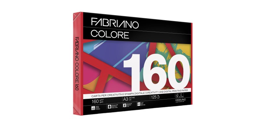 Fabriano Copy Tinta Unicolor 160 printing paper A3 (297x420 mm) 125 sheets Red