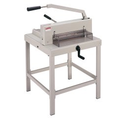 Taglierina a leva alti spessori 3941 - con blocca lama - 107 x 68 x 74 cm - 430 mm (A3) - 500 fogli - grigio - Titanium