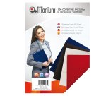 Copertine rilegatura - A4 - 250 gr - cartoncino goffrato - nero - Titanium - scatola 100 pezzi