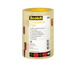 Nastro adesivo 550 - 19 mm x 66 m - PP - trasparente - Scotch - torre 8 rotoli