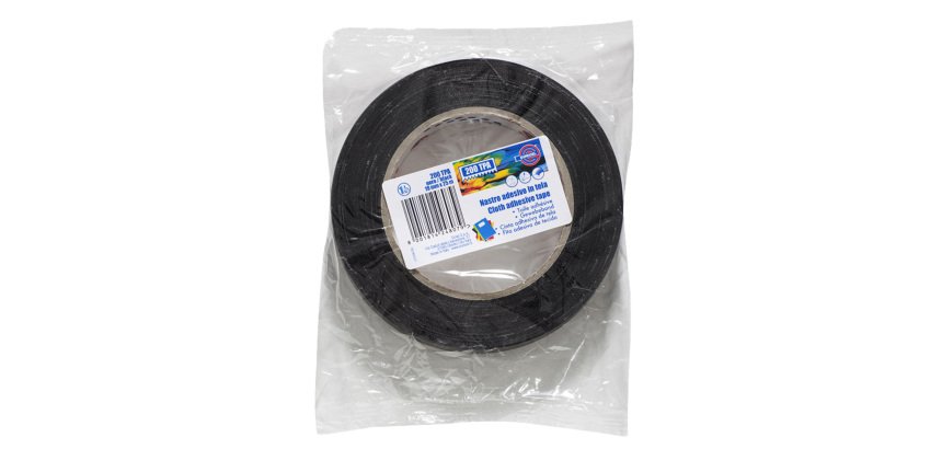 Nastro adesivo telato TPA 200 - 19 mm x 25 m - tela plastificata - nero - Eurocel