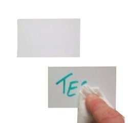 Etichette magnetiche - scrivibili e cancellabili - permanenti - 60 x 100 mm - bianco - Markin - conf. 20 etichette